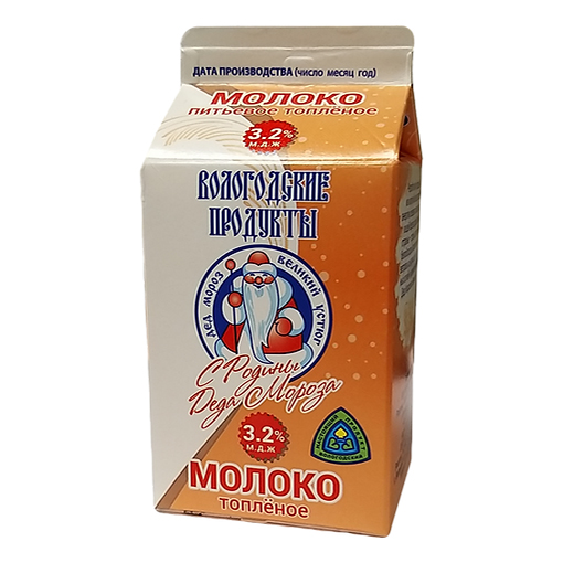 

Молоко 3,2% топленое пастеризованное 470 мл МЗ Устюгмолоко