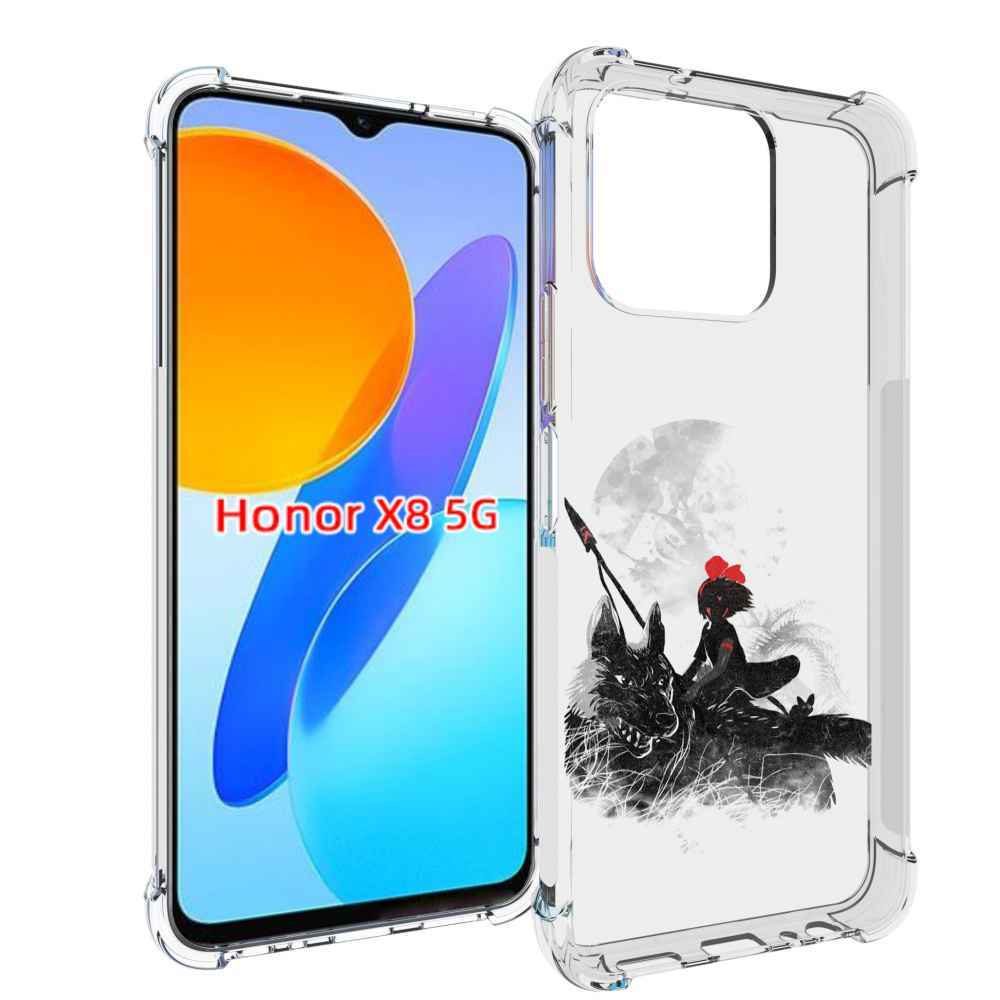 

Чехол MyPads мононоке для Honor X8 5G, Прозрачный, Tocco