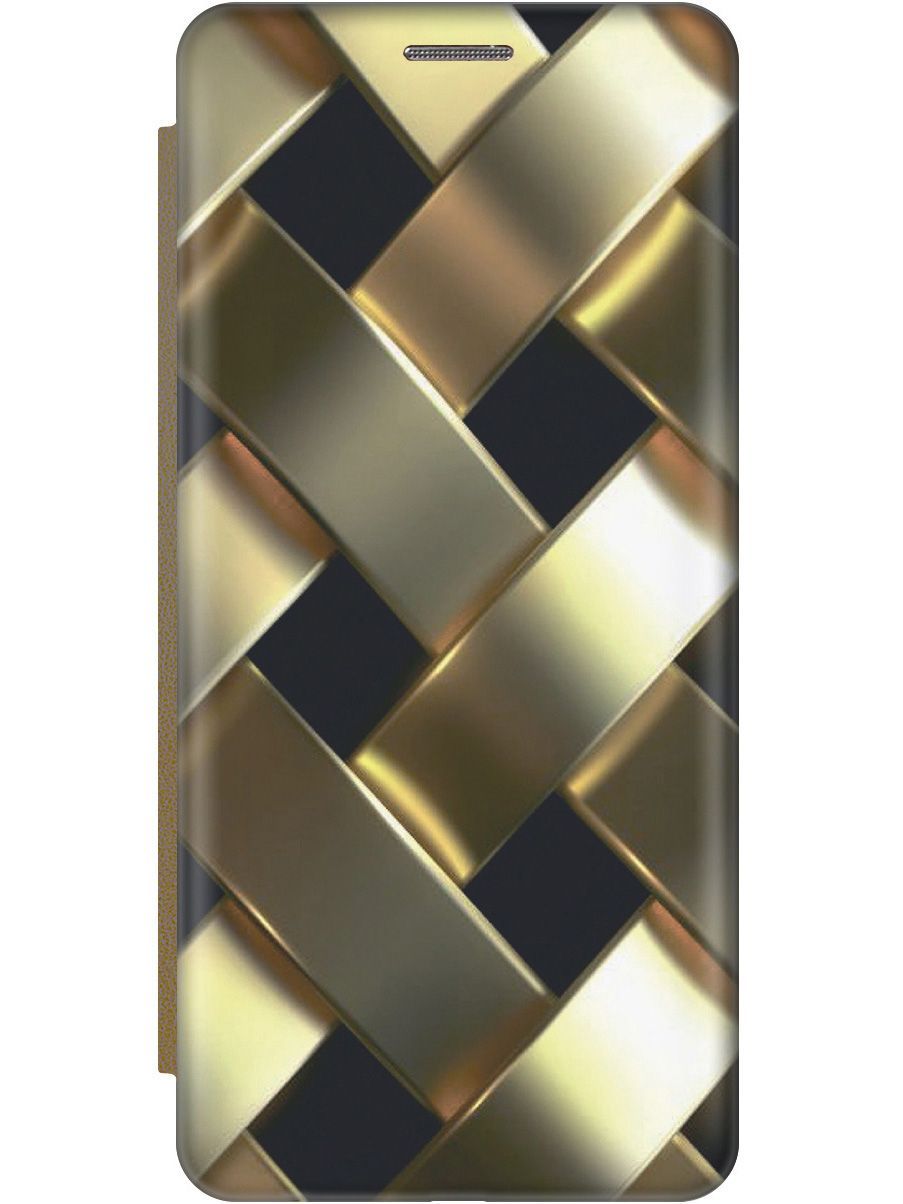 

Чехол на Tecno Spark 10 Pro "Золотистое плетение" золотистый, Золотистый;черный, 159574