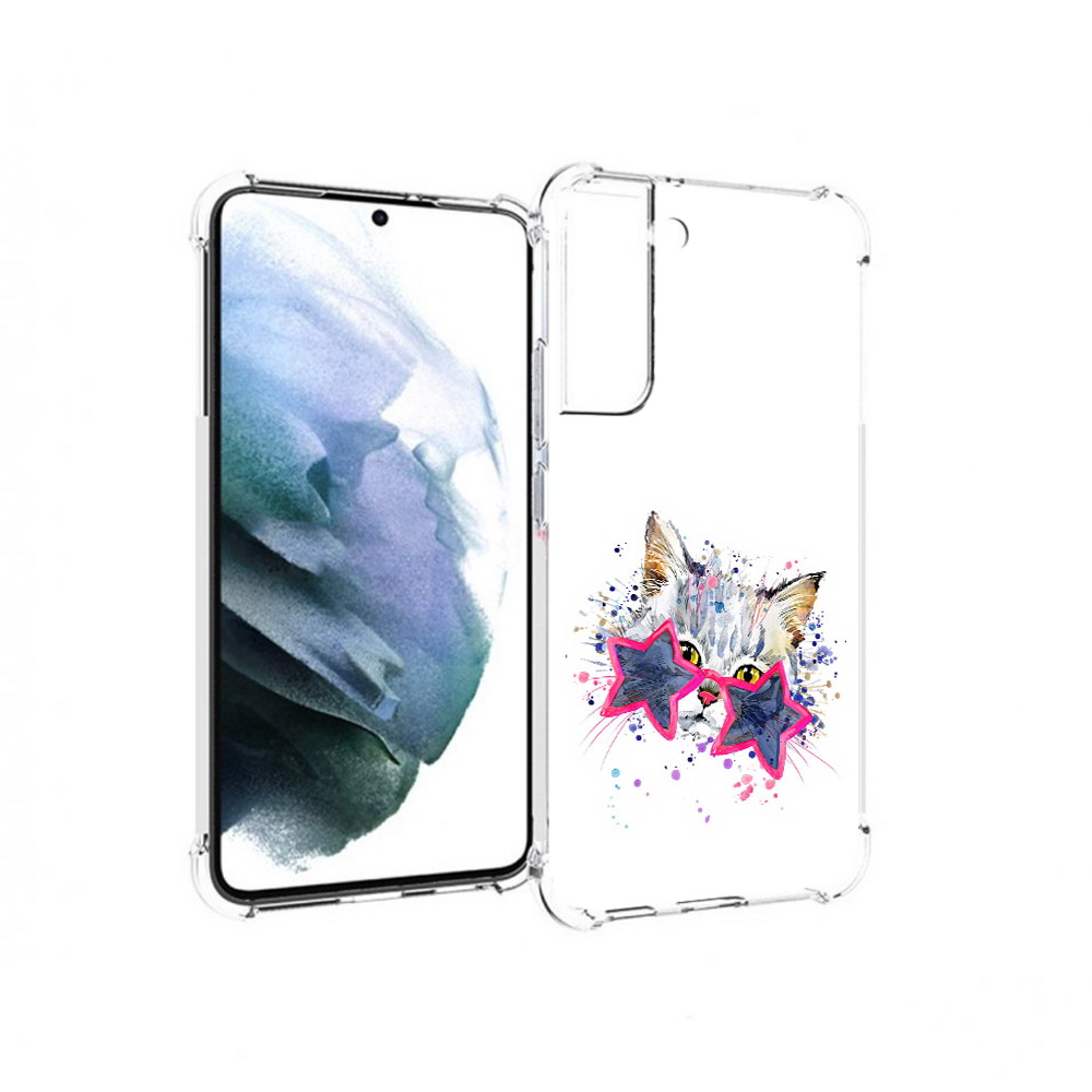 

Чехол MyPads Tocco для Samsung Galaxy S22 Plus звездные очки (PT226933.535.353), Прозрачный, Tocco