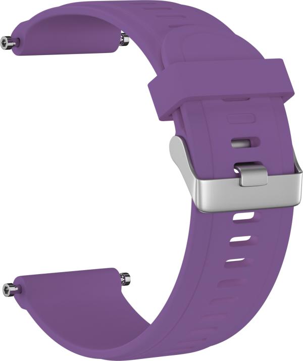

Ремешок GSMIN Silicone для Garmin Fenix 6x 7x со шпилькой и инструментом (Фиолетовый)