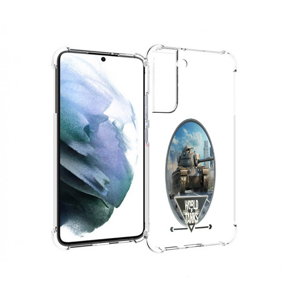 

Чехол MyPads Tocco для Samsung Galaxy S22 Plus игра с танками (PT226933.535.375), Прозрачный, Tocco