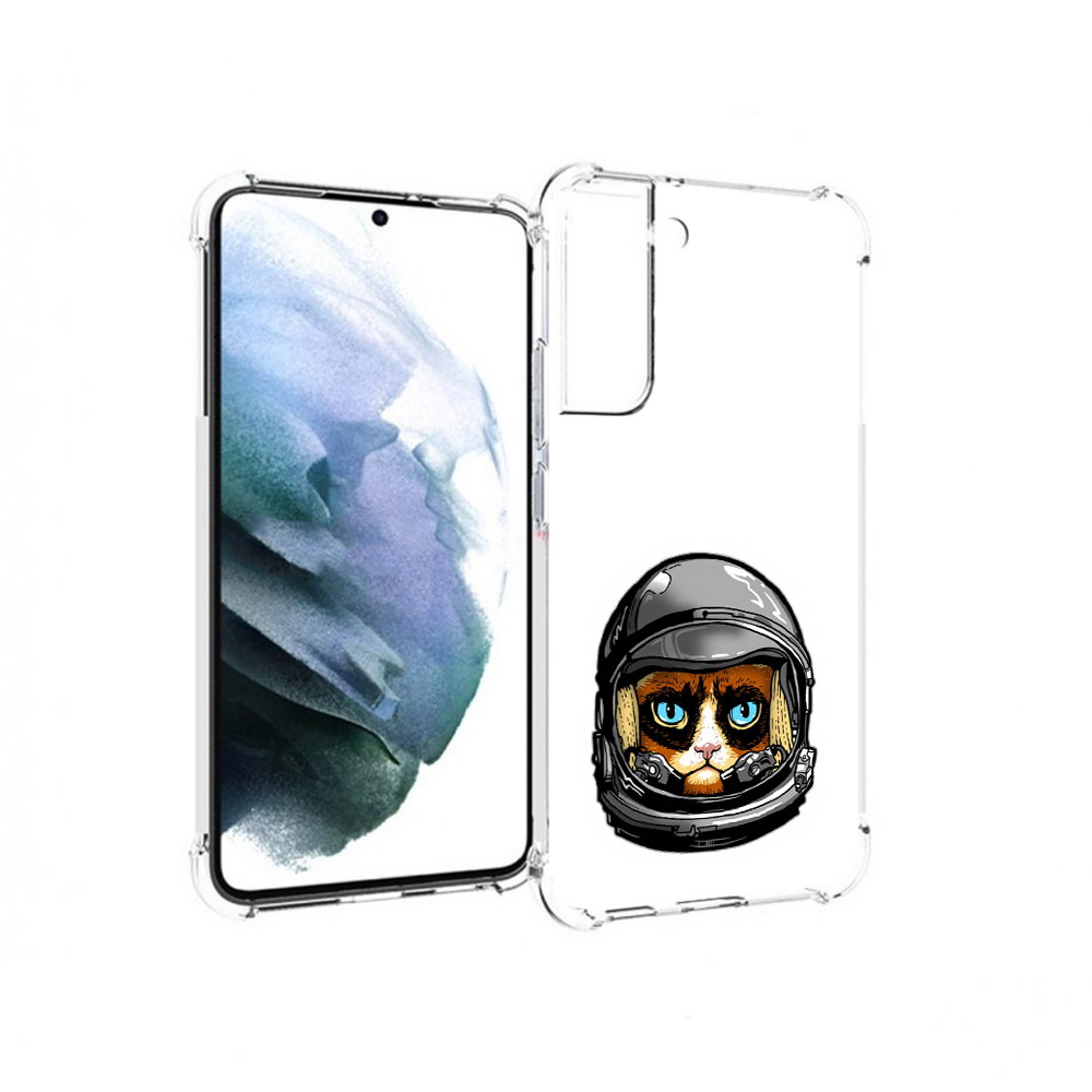 

Чехол MyPads Tocco для Samsung Galaxy S22 Plus кот космонавт (PT226933.535.400), Прозрачный, Tocco