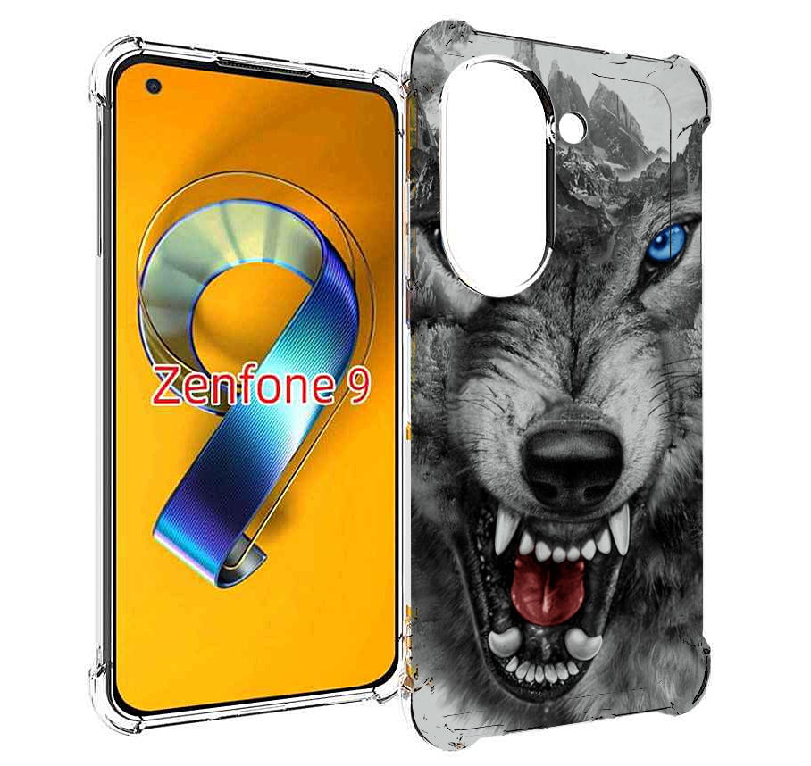 

Чехол MyPads Волк-частица мужской для Asus Zenfone 9 (AI2202), Прозрачный, Tocco