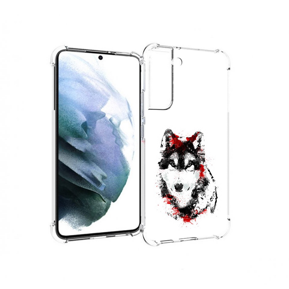 Чехол MyPads Tocco для Samsung Galaxy S22 Plus кровавый волк (PT226933.535.416)