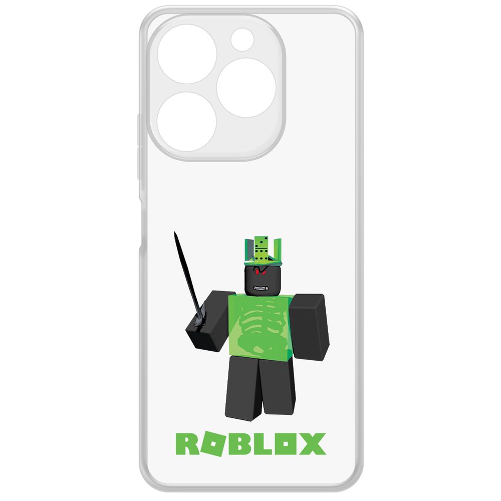 

Чехол-накладка Krutoff Clear Case Roblox-1x1x1x1x1 для ITEL A70, Прозрачный