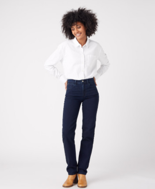 

Джинсы женские Wrangler Straight 112320016 синие 29/32, Синий, Straight