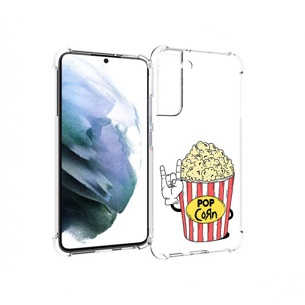 

Чехол MyPads Tocco для Samsung Galaxy S22 Plus крутой попкорн (PT226933.535.427), Прозрачный, Tocco