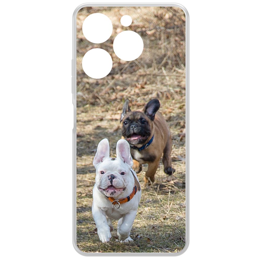 Чехол-накладка Krutoff Clear Case Догонялки для ITEL A70