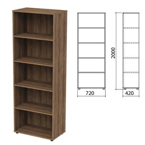 фото Шкаф (стеллаж) приоритет 720х420х2000 мм 4 полки лагос к-934 к-934 лагос