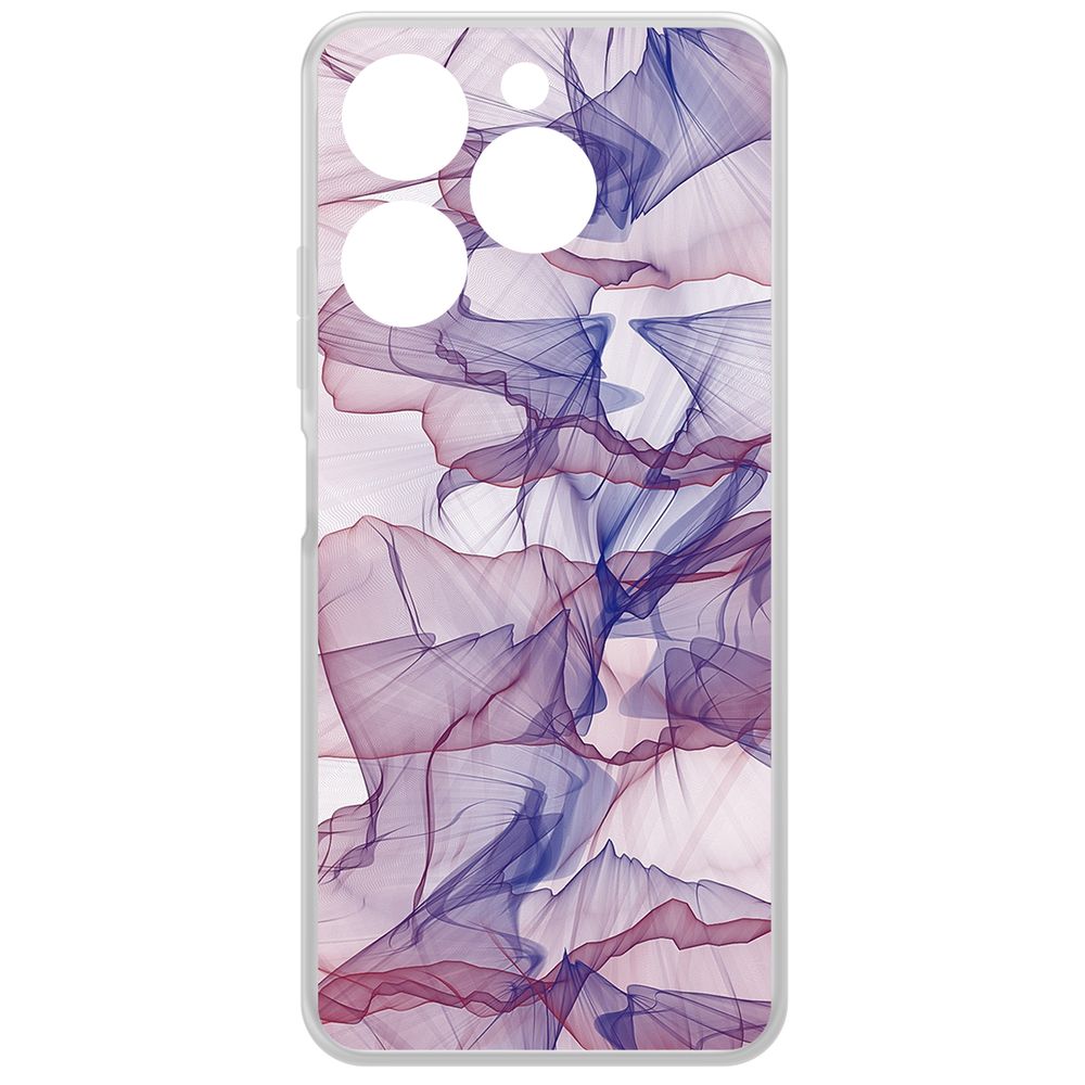 

Чехол-накладка Krutoff Clear Case Абстракт 15 для ITEL A70, Прозрачный