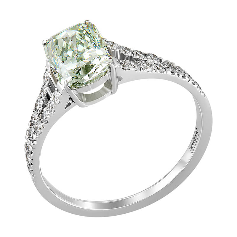 

Кольцо из белого золота с бриллиантом р.17 IQ Diamonds 112-R7W-CU179LGVS1-SH, 112-R7W-CU179LGVS1-SH