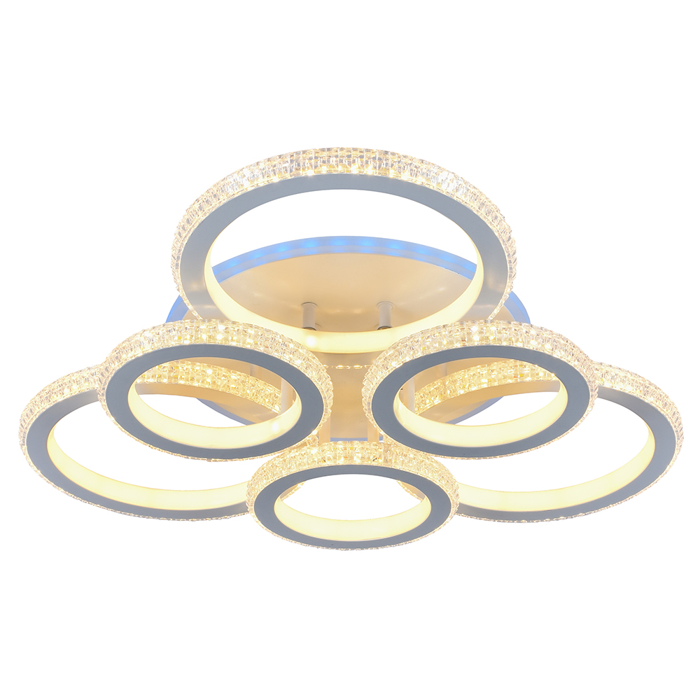 

Светодиодная люстра 8017/3+3 WHT 252W+8W RGB, 8017/3+3