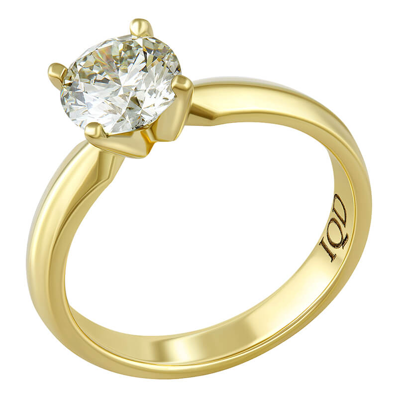 

Кольцо из золота с бриллиантом выращенным р.17 IQ Diamonds 316-R7Y-RD122VLYBrVS1-MX, 316-R7Y-RD122VLYBrVS1-MX