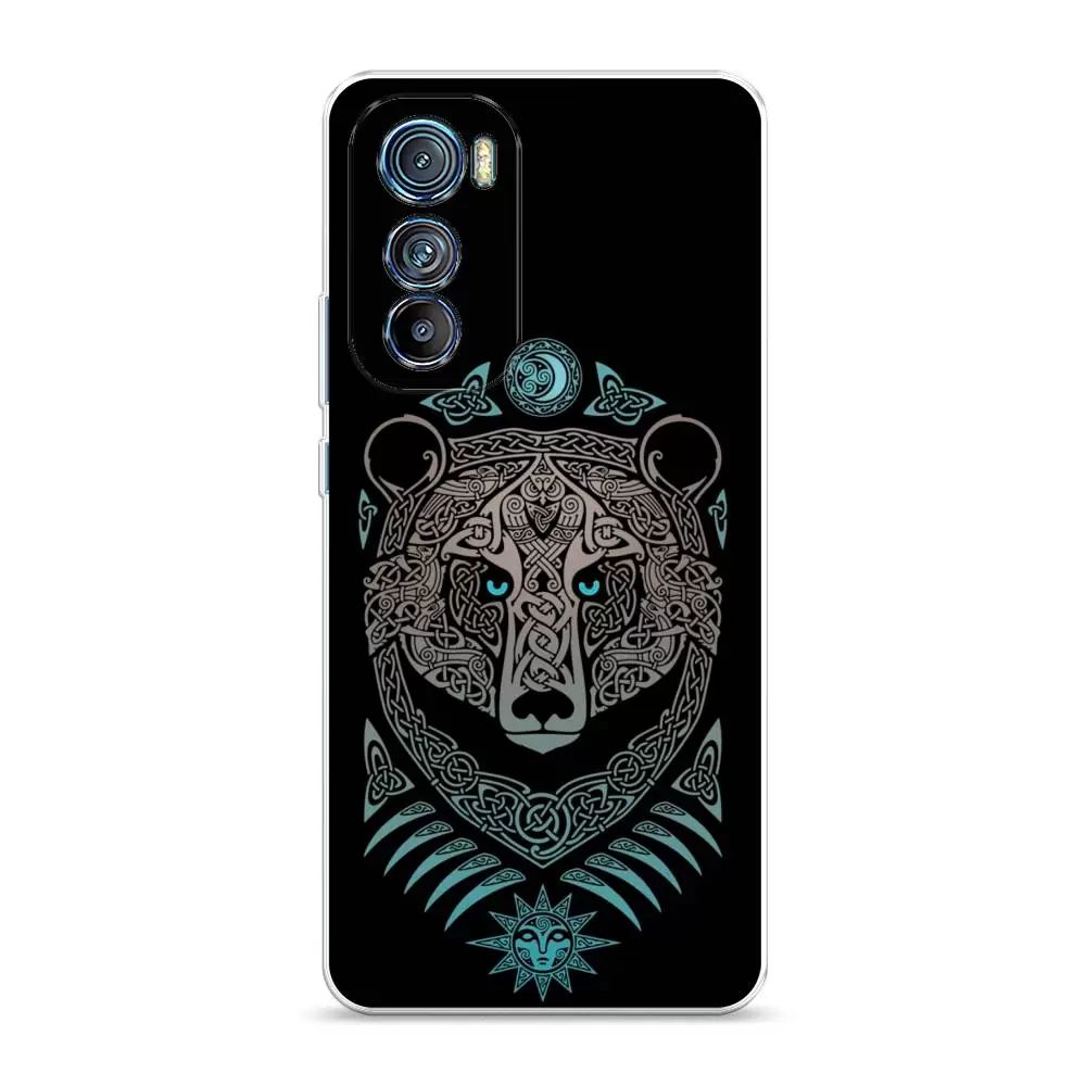 

Чехол Awog на Motorola Edge 30 "Кельтский медведь", Разноцветный, 243250-2