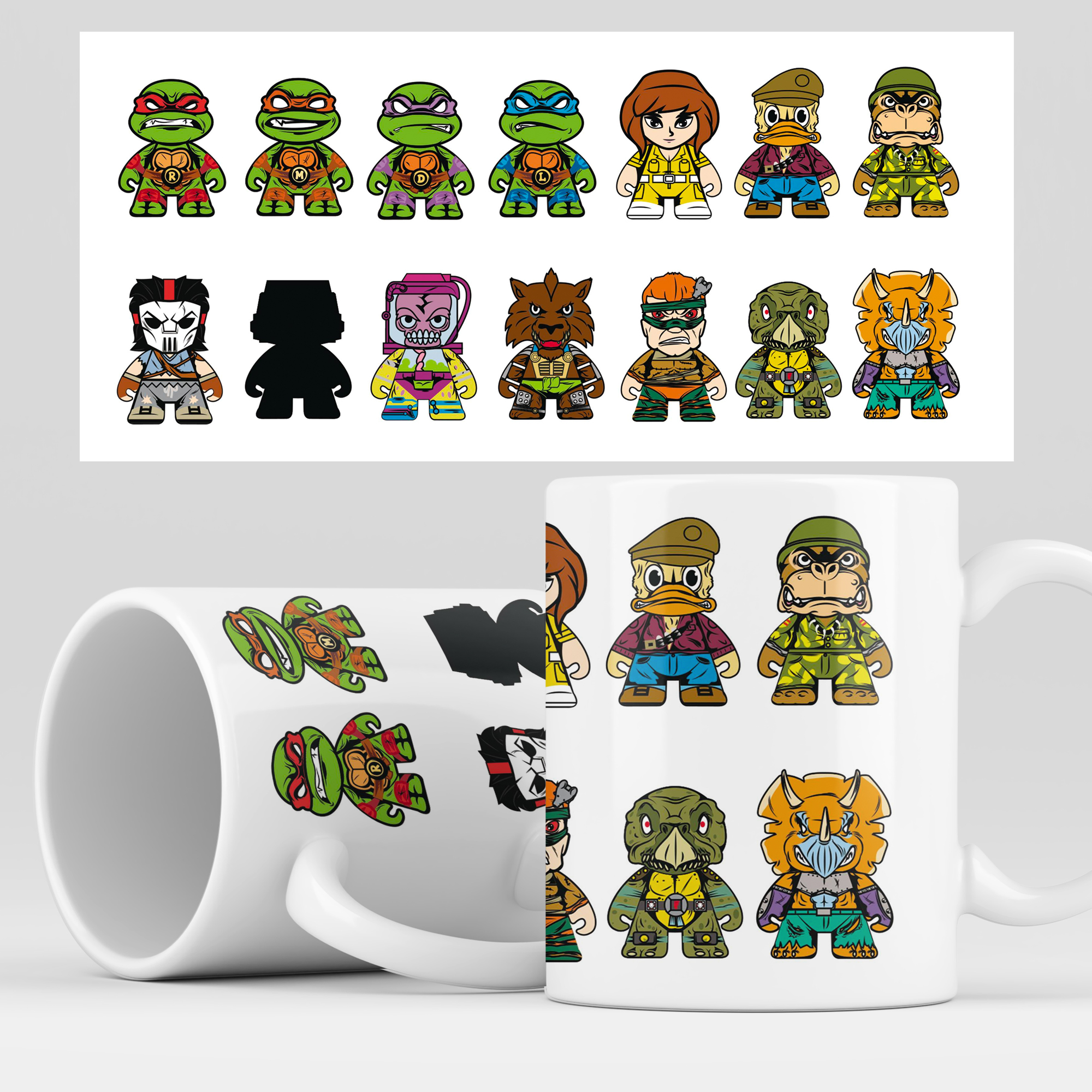 фото Кружка rocketcup с принтом "черепашки ниндзя" tmnt