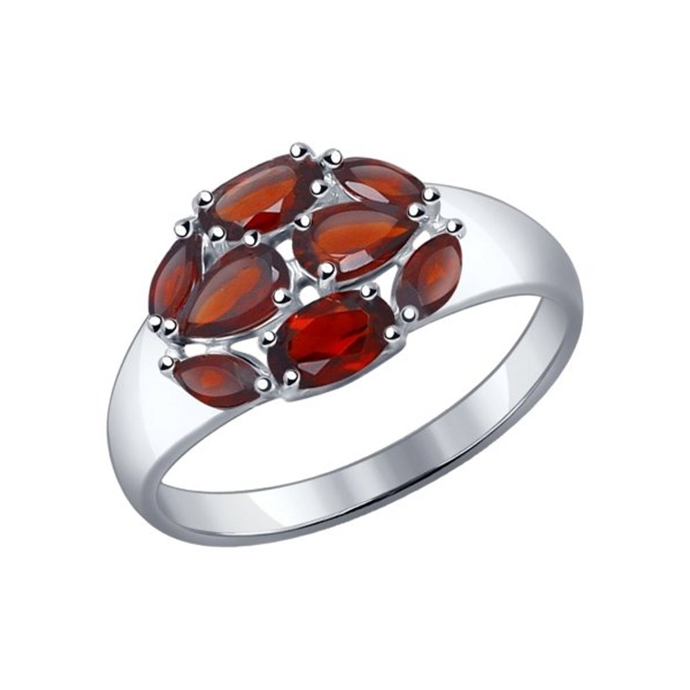 

Кольцо из серебра с гранатом р 16.5 SOKOLOV 92011095, 92011095