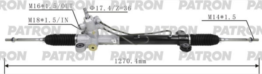 

Рейка рулевая HONDA CR-V RE4 07-11 PATRON PSG3066
