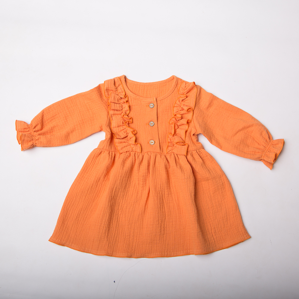Платье детское Small Giraffe SG01003, мандарин, 98