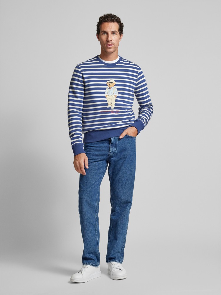 

Свитшот мужской Polo Ralph Lauren 710941864 синий XL, 710941864