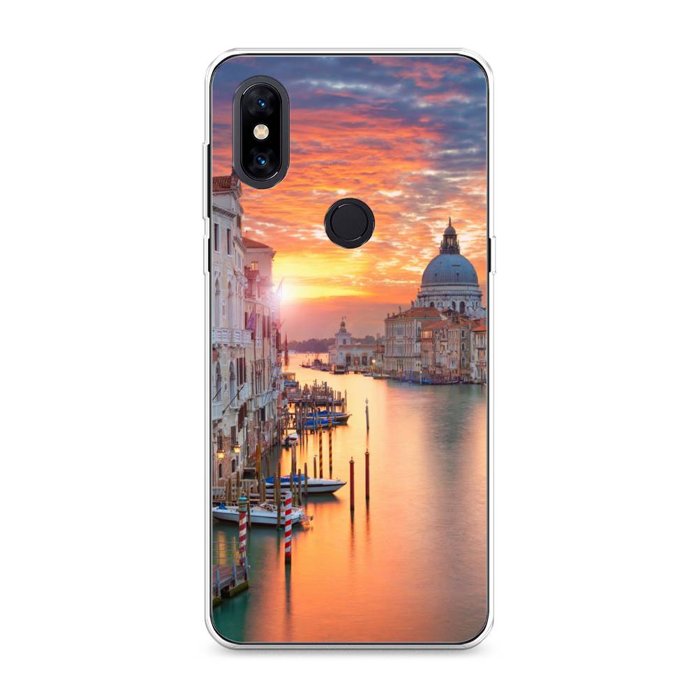 

Чехол на Xiaomi Mi Mix 3 "Восход 11", Розовый;оранжевый, 34950-2