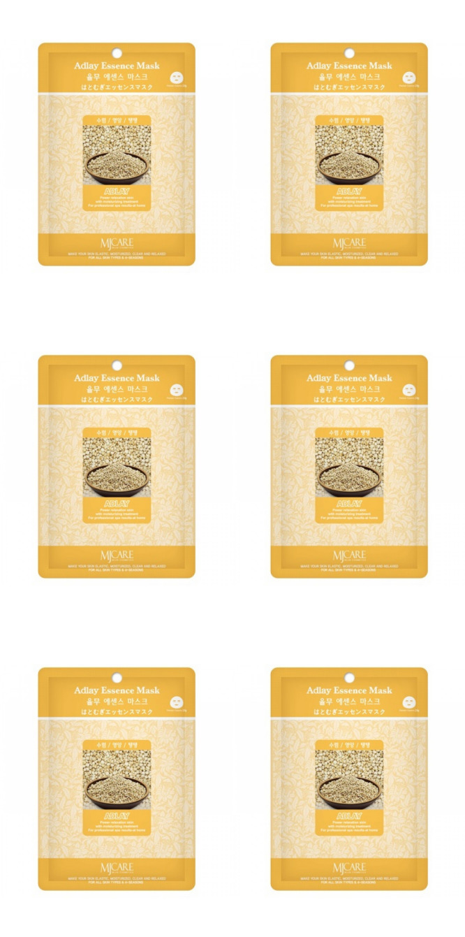 

Маска для лица Mijin Адлай Adlay Essence Mask 23гр 6 шт