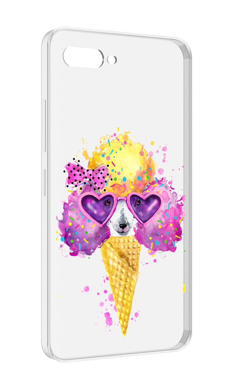 

Чехол MyPads Рожок для ITEL A25 / ITEL A25 Pro / ITEL A35, Прозрачный, Tocco