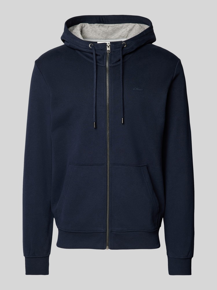 

Толстовка мужская s.Oliver 2142043 синяя XXL, Синий, 2142043