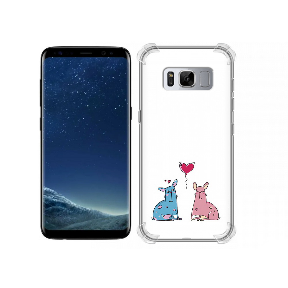 

Чехол MyPads Tocco для Samsung Galaxy S8 Лама любовь (PT62300.601.102), Прозрачный, Tocco