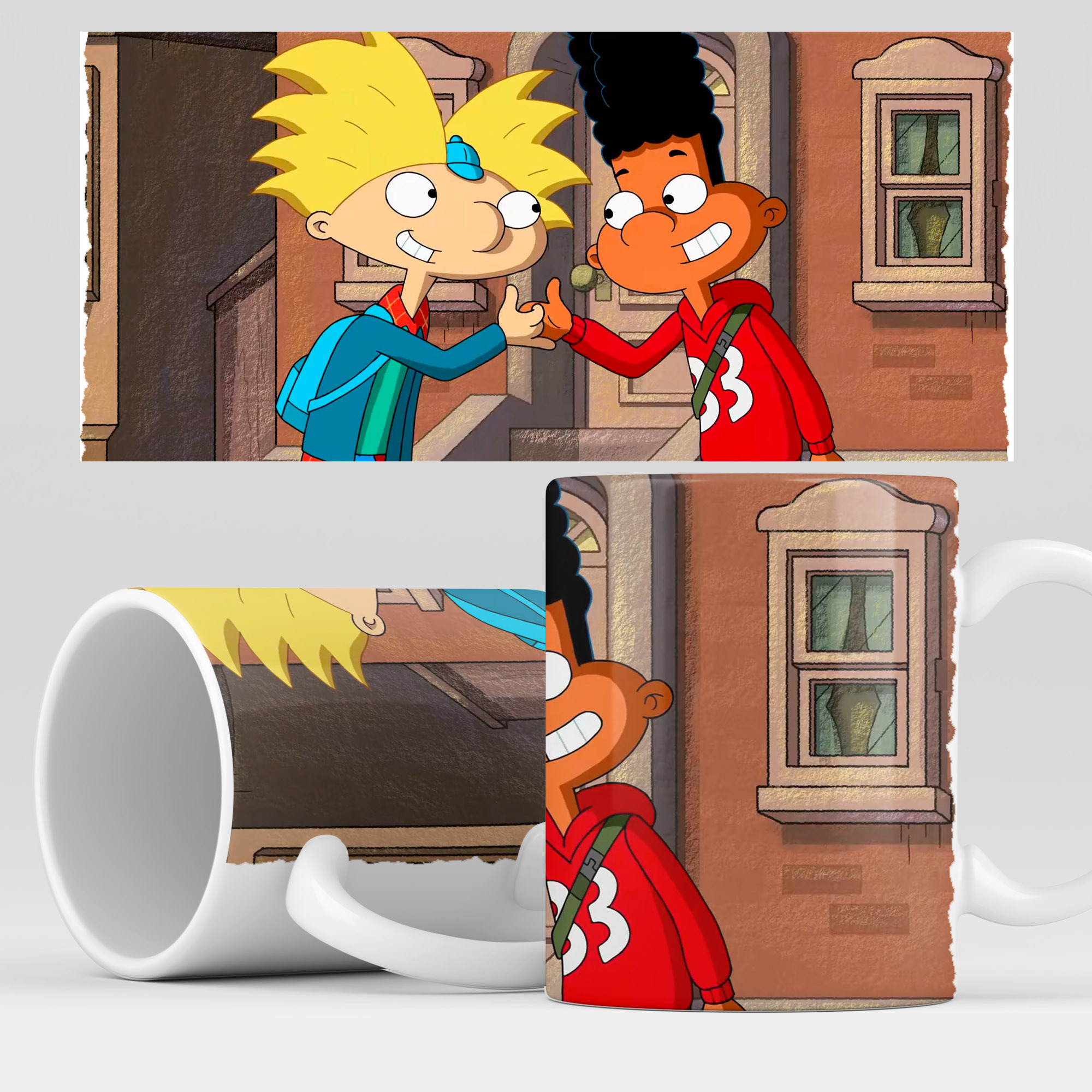 

Кружка RocketCup с принтом "Эй, Арнольд!" мультсериал, HeyArnold_09