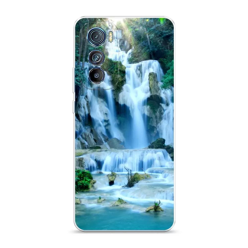 

Чехол Awog на Motorola Edge 30 "Водопад 8", Разноцветный, 243250-4