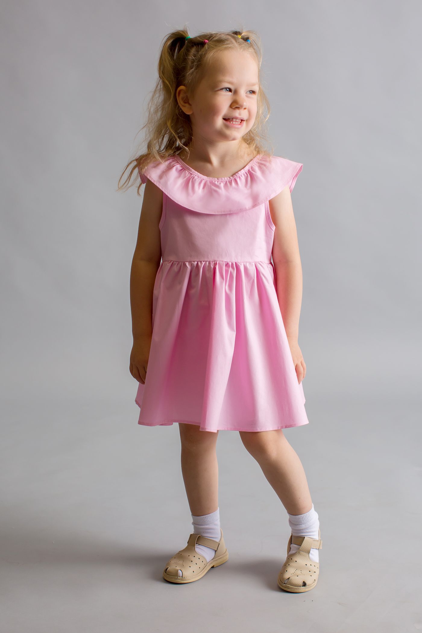 Платье детское Small Giraffe SG01007, розовый, 80