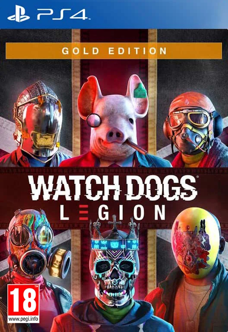 Игра Watch Dogs: Legion Gold Edition (PlayStation 4, полностью на иностранном языке)