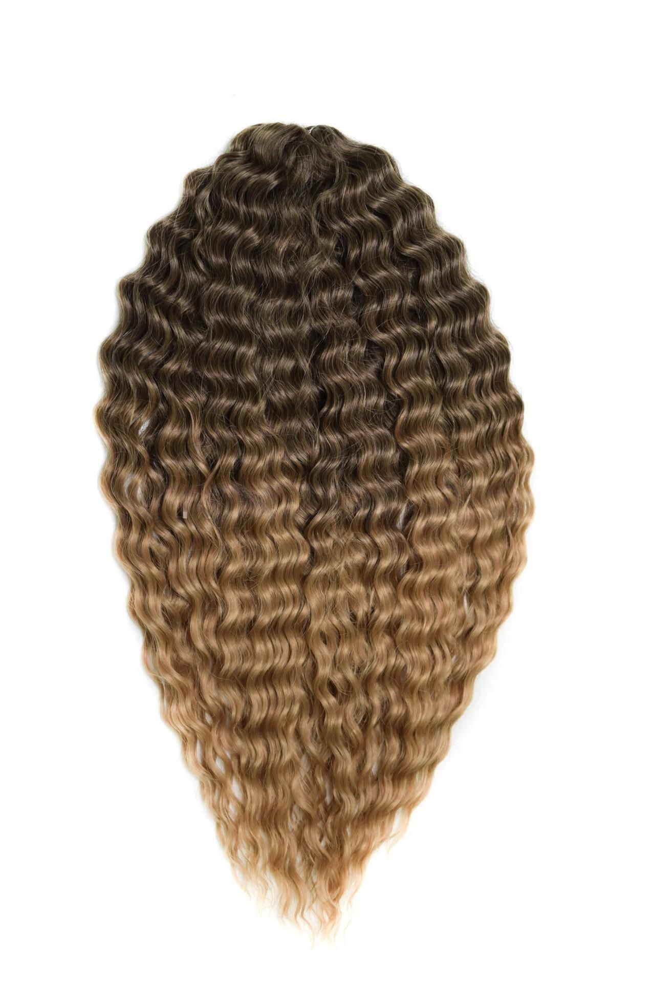 Афрокудри для плетения волос Ariel цвет T8 60 русый длина 55см вес 300г