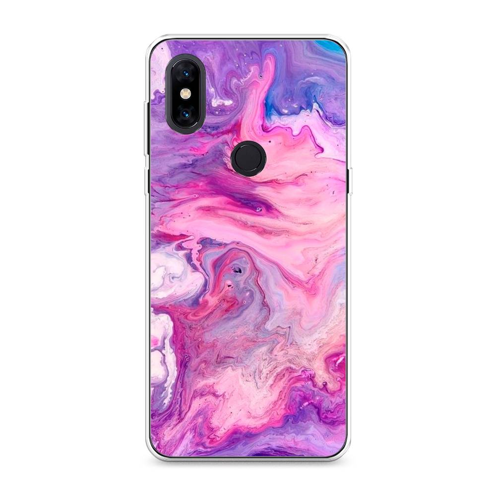 

Чехол на Xiaomi Mi Mix 3 "Нежно-розовая абстракция", Розовый, 34950-3
