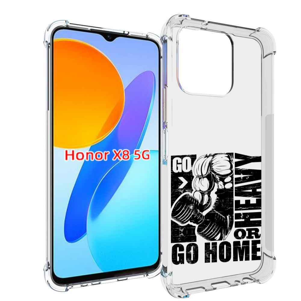 

Чехол MyPads накаченные руки для Honor X8 5G, Прозрачный, Tocco