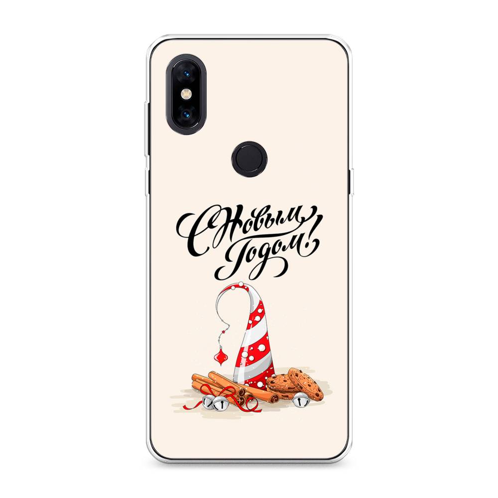 

Чехол на Xiaomi Mi Mix 3 "Подарки на Новый Год", Бежевый;красный;черный, 34950-5