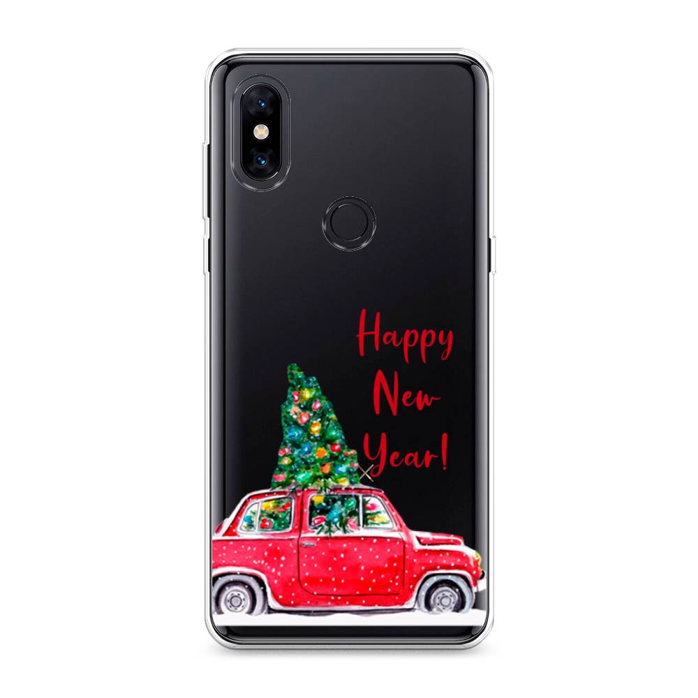 

Чехол на Xiaomi Mi Mix 3 "Happy New Year", Красный;зеленый, 34950-5