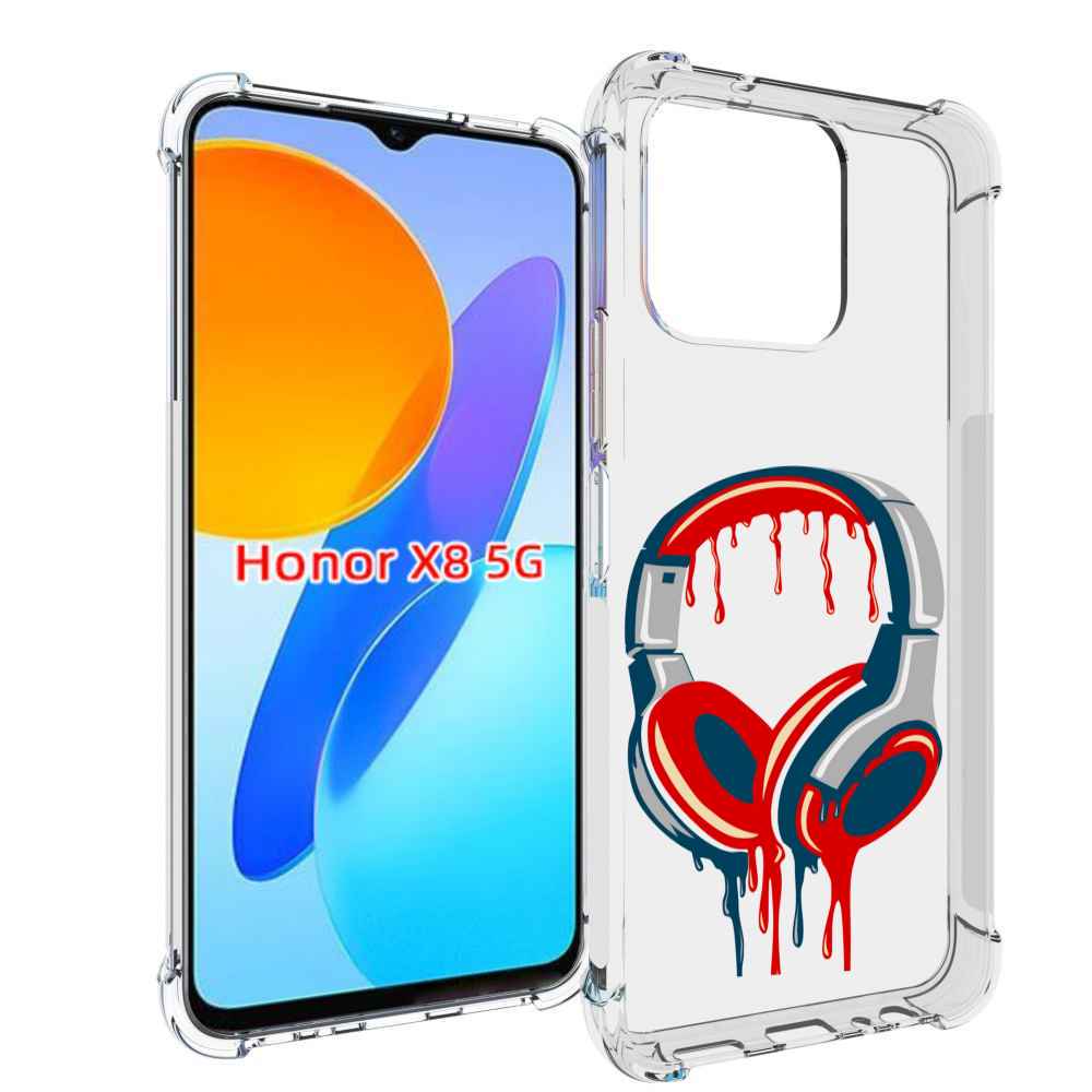 

Чехол MyPads не делай громко для Honor X8 5G, Прозрачный, Tocco