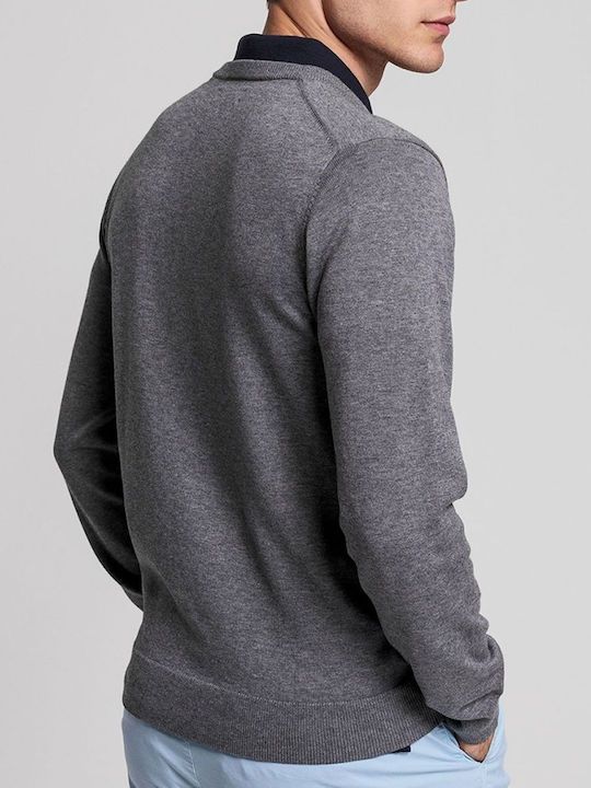 Пуловер мужской GANT 8030542 серый 5XL