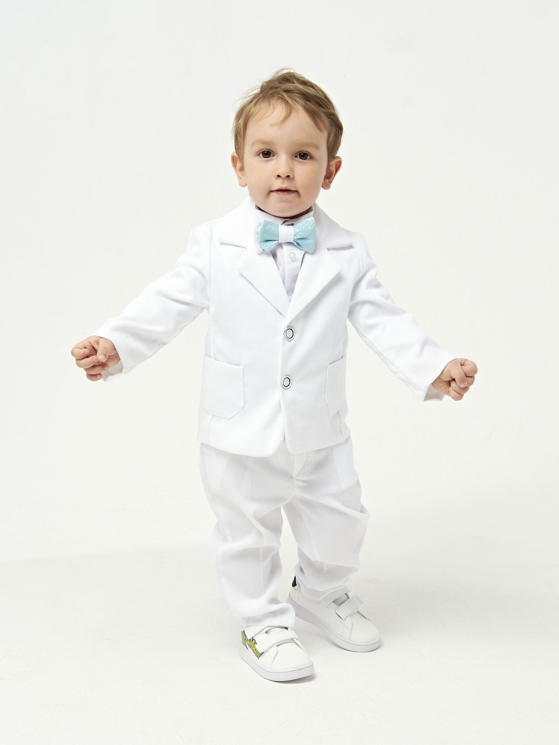 Белоснежный костюм для мальчика CHADOLLS 5463272 белый размер 86