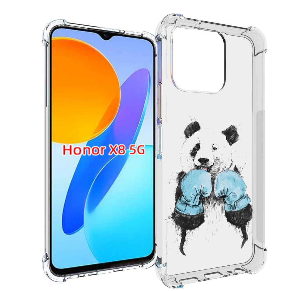 

Чехол MyPads панда боксер для Honor X8 5G, Прозрачный, Tocco