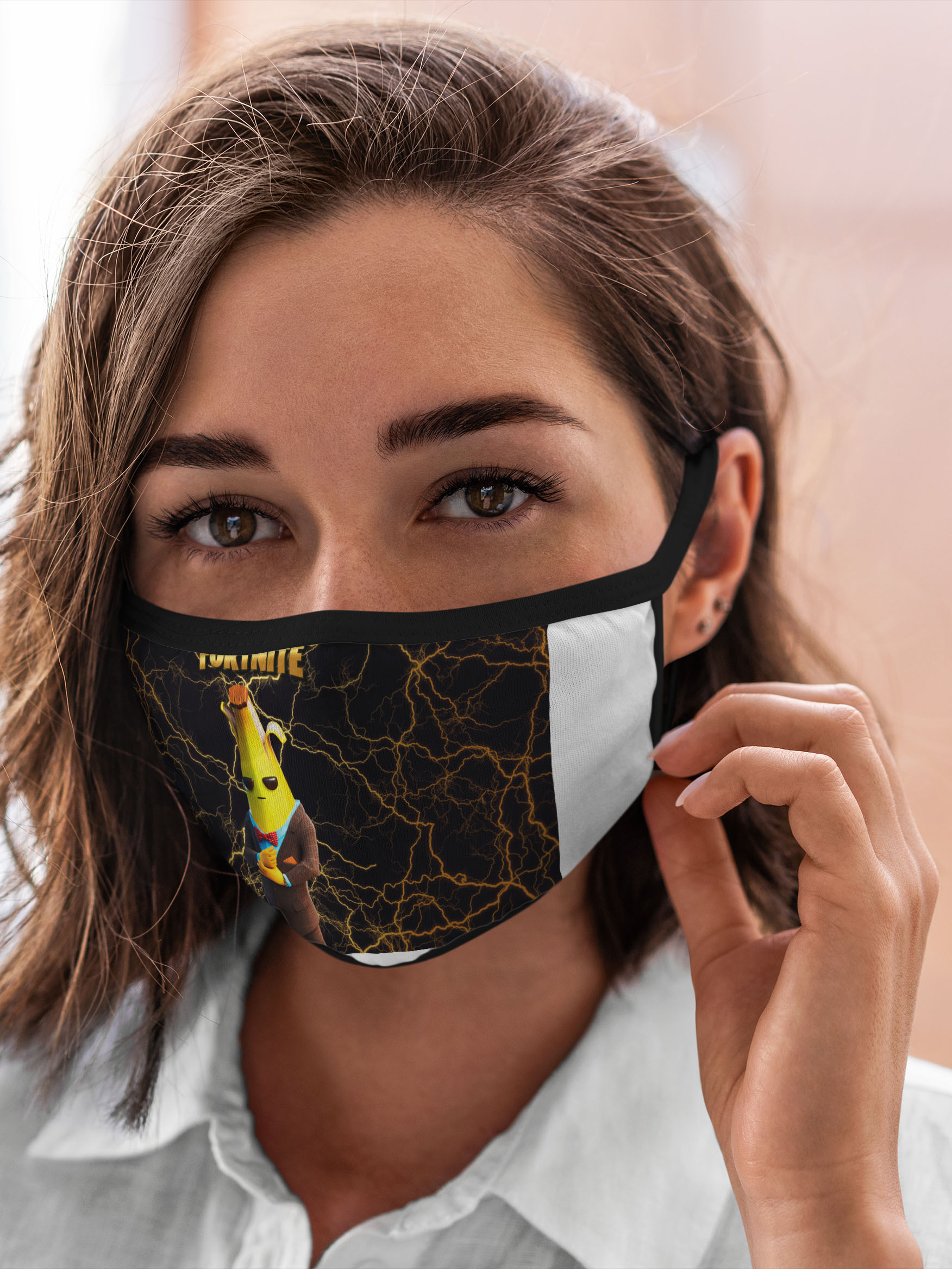 

Многоразовая маска унисекс Burnettie Fortnite Peely, Разноцветный, Fortnite Peely