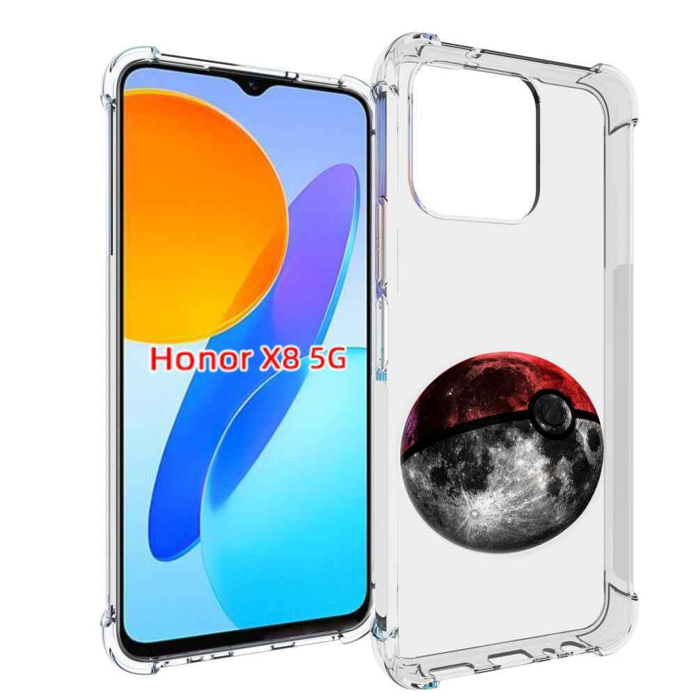 

Чехол MyPads планета покебол для Honor X8 5G, Прозрачный, Tocco