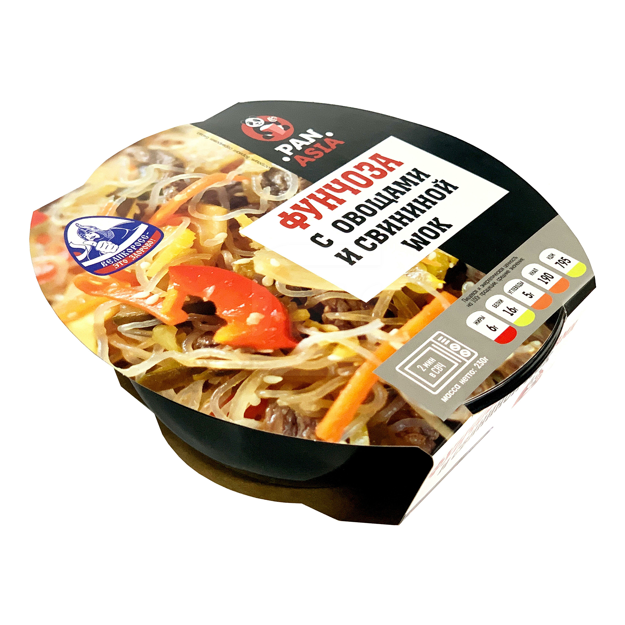 

Фунчоза Panasia с овощами и свининой 230 г