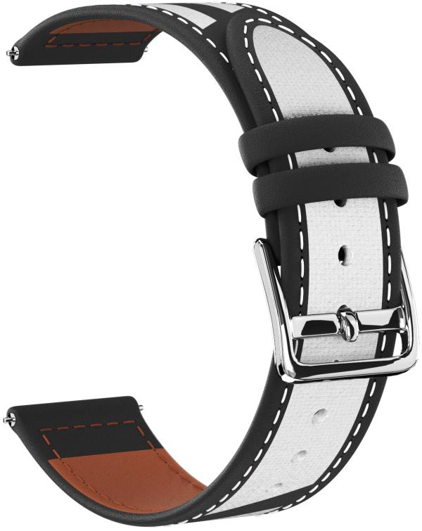 

Ремешок кожаный GSMIN Buzz 22 для Garmin Instinct (Серый)