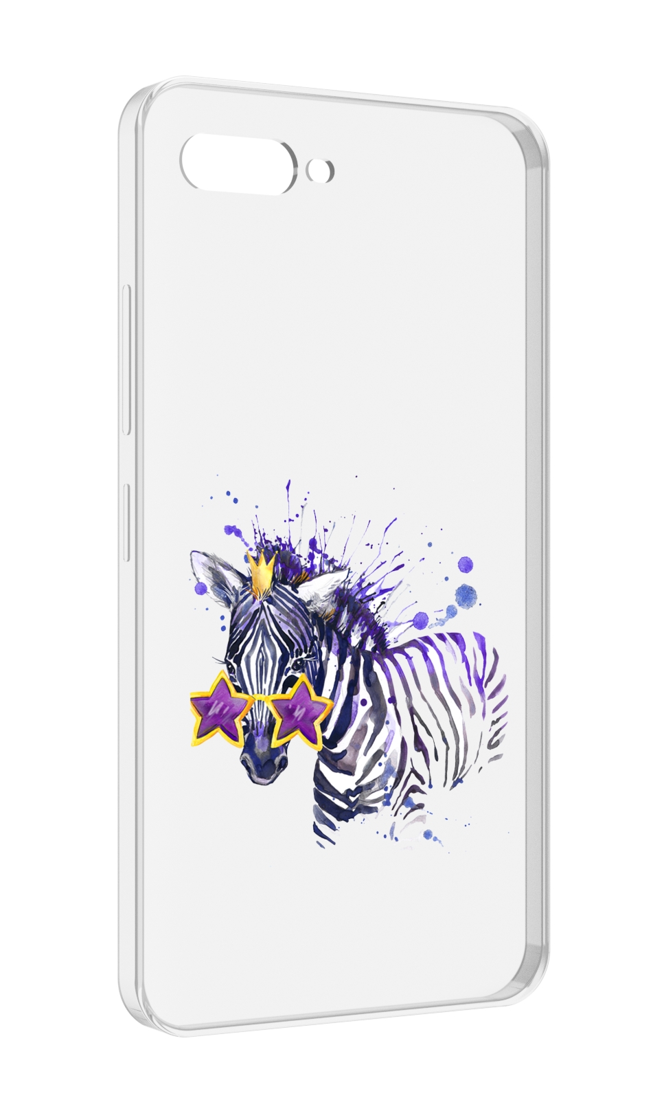 

Чехол MyPads акварельная зебра для ITEL A25 / ITEL A25 Pro / ITEL A35, Прозрачный, Tocco