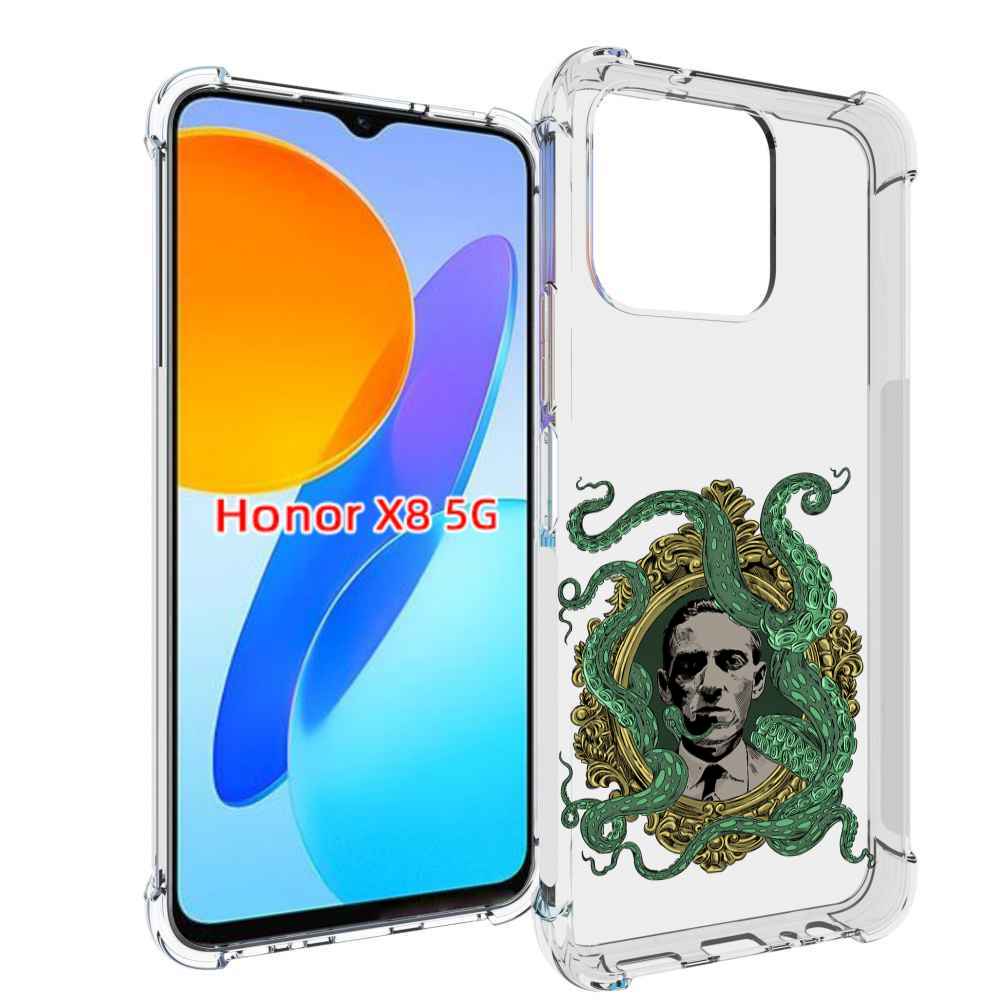 

Чехол MyPads портрет с кракеном для Honor X8 5G, Прозрачный, Tocco