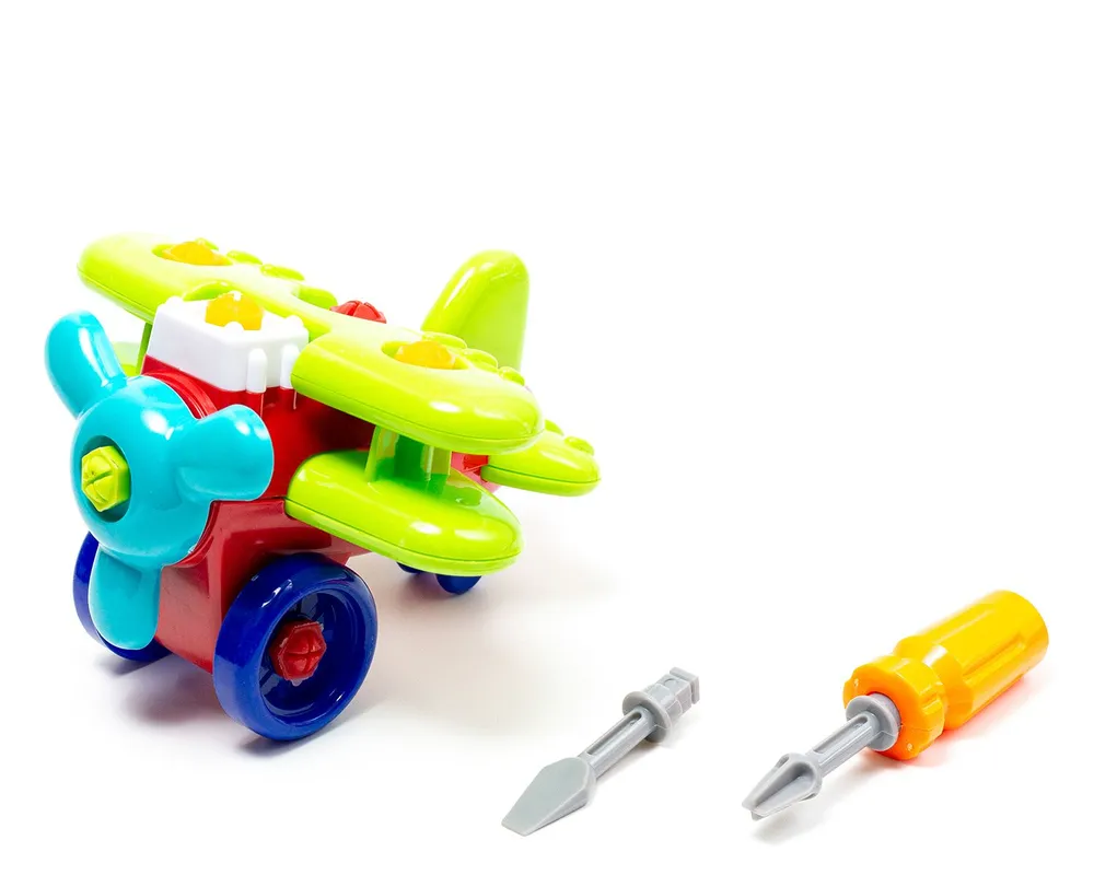 

Конструктор с отверткой Самолет Аэроплан КСТ0144, КСТ0144