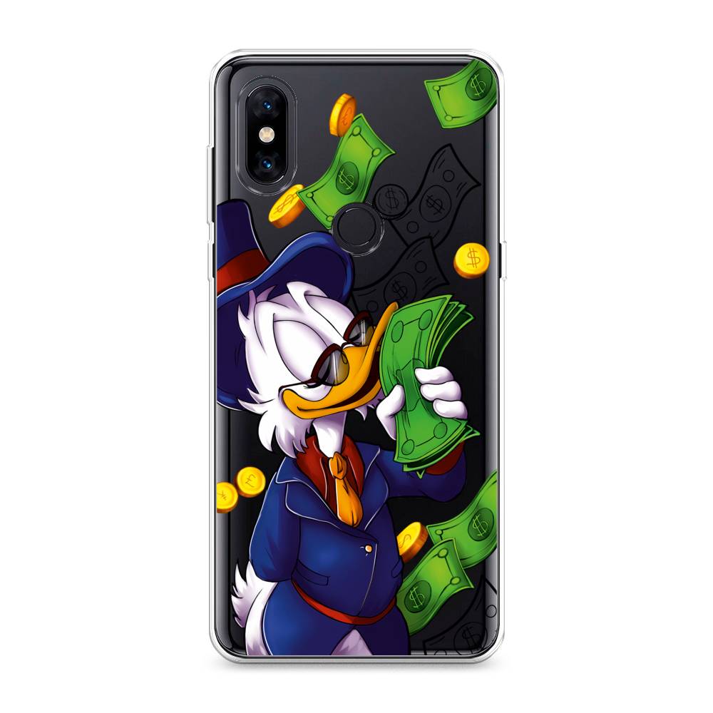 

Чехол на Xiaomi Mi Mix 3 "Scrooge McDuck with Money", Синий;зеленый;белый, 34950-6